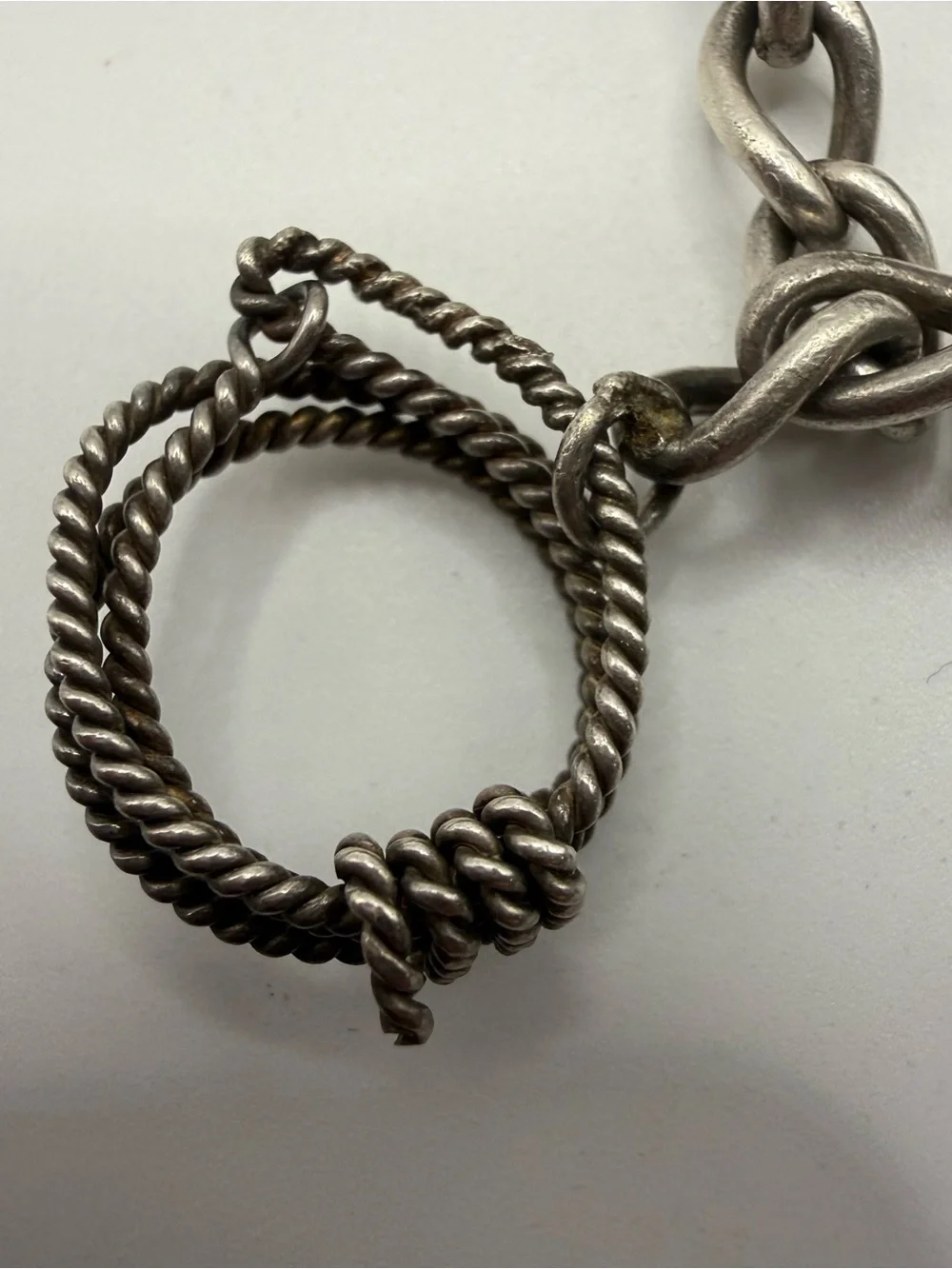 Vintage 1940s/50s Sterling Silver Assorted Charm Bracelet, Articulated